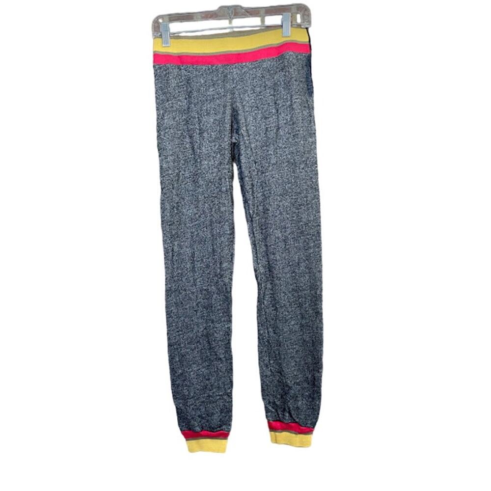 Michael Lauren NWT Diesel Varsity Vintage Sweat Pant‎ Grey Red Yellow Size XS